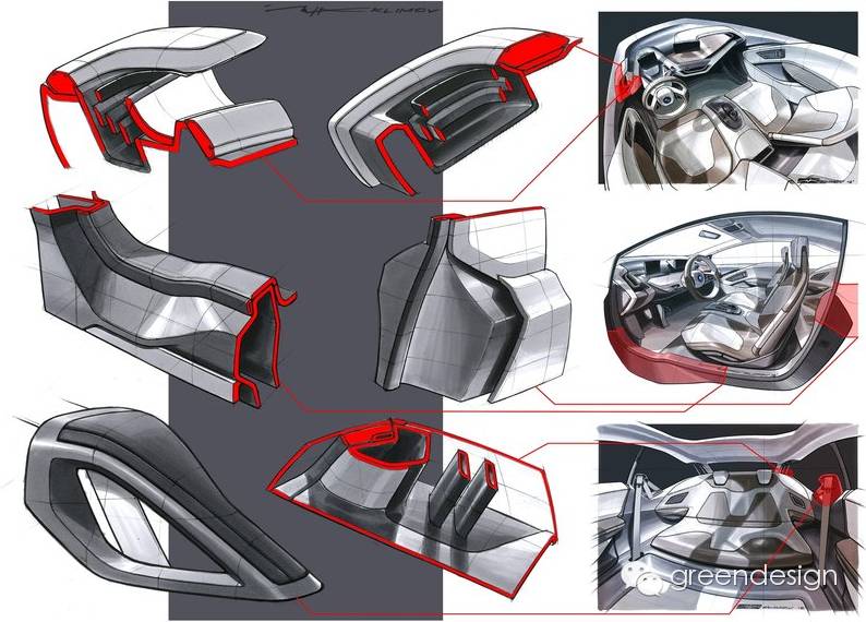 Sketch | 五年内车型原厂图总结：BMW 48款车型内外饰作品