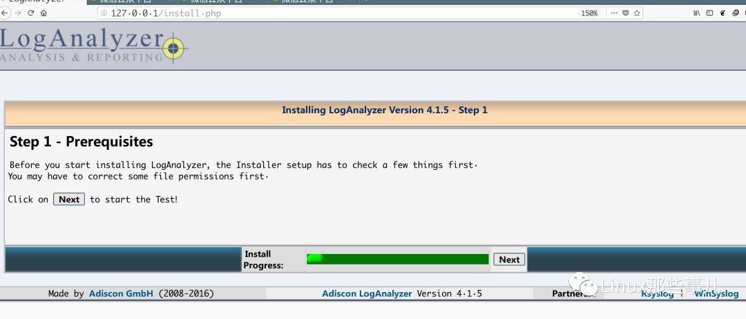 Gentoo+Nginx+php+Mysql+Rsyslog+LogAnalyzer日志监控系统搭建