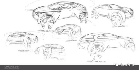 Nice sketch!汽车设计海量草图线稿