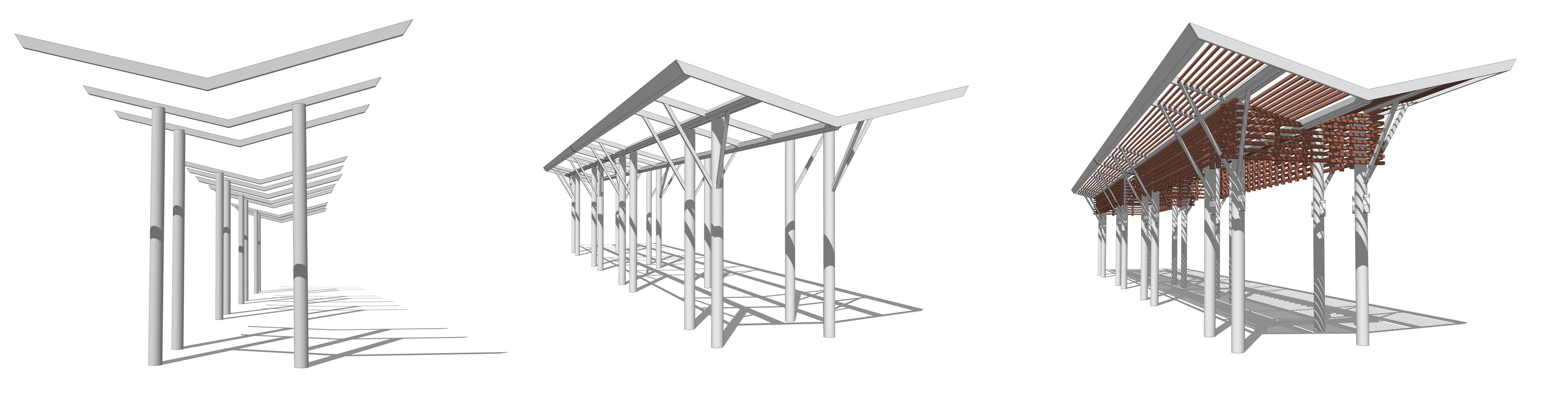 景观设计/滨水广场设计/Sketch Up建模讲解