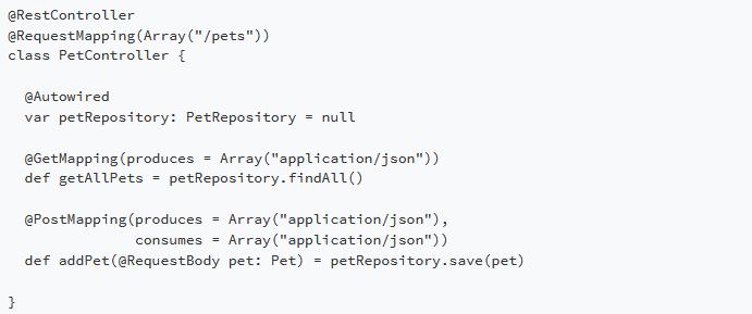 以Java、Kotlin和Scala编写基本Spring Web应用的比较