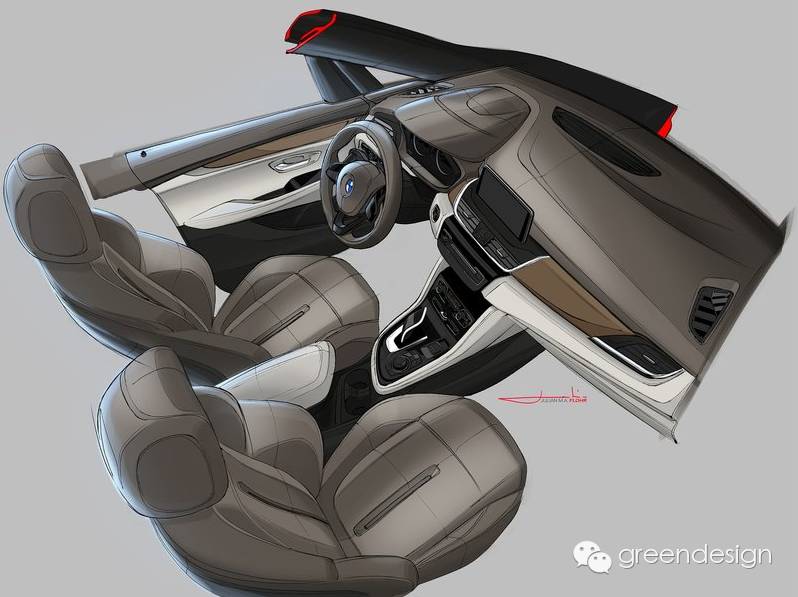 Sketch | 五年内车型原厂图总结：BMW 48款车型内外饰作品