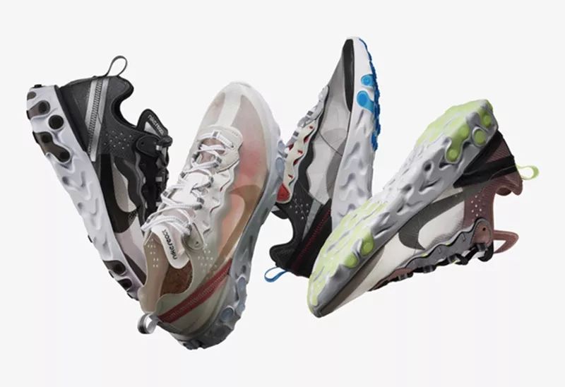 不透明版本登场！Nike React Element 55 官图释出