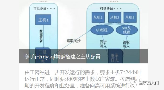 随手记:MyCAT实现MySQL集群与读写分离