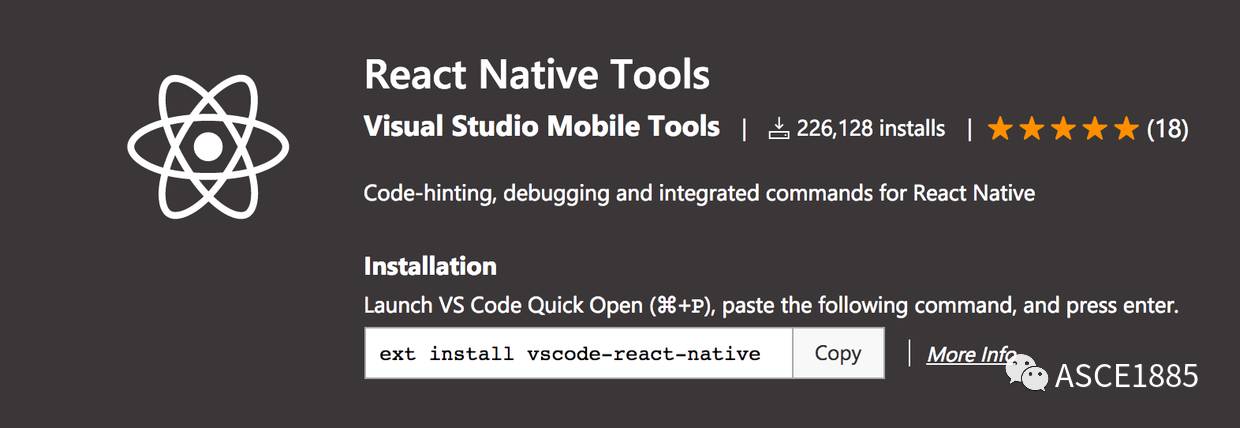 我的 React Native 技能树点亮计划 の 为 React Native 开发准备的 VS Code 插件