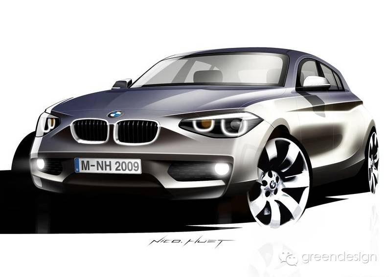 Sketch | 五年内车型原厂图总结：BMW 48款车型内外饰作品