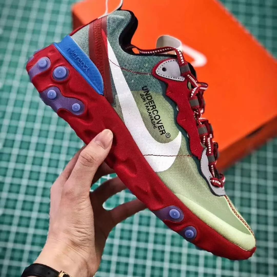 关注度超高！UNDERCOVER x React Element 87 上脚图欣赏！