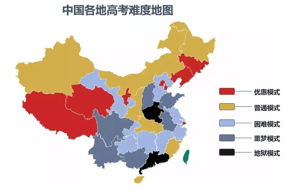 大数据：哪个省才是高考地狱模式？结论和想象不太一样