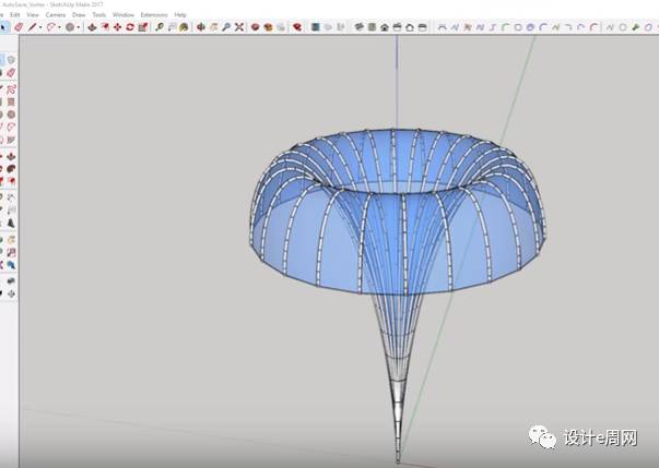 Sketchup高效建模与方案推敲、快速出图研习教程，附高层、体育馆、别墅、城市设计等案例