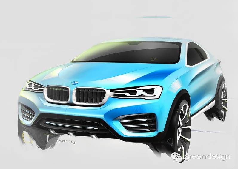 Sketch | 五年内车型原厂图总结：BMW 48款车型内外饰作品