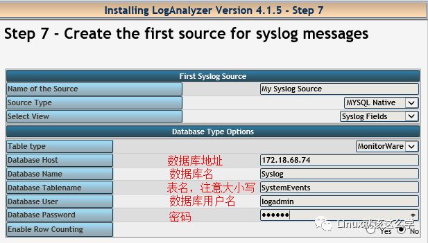 部署Rsyslog+LogAnalyzer+MySQL日志服务器