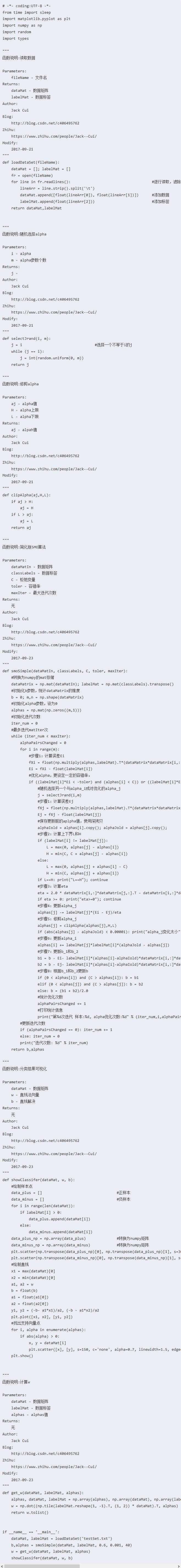 支持向量机原理篇之手撕线性SVM