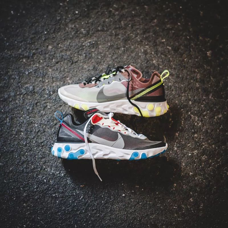 颜值不输黑白！Nike React Element 87 全新配色已经涨价了！