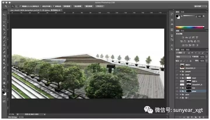 SketchUp 不渲染如何能做出竞赛风格的高大上效果图？