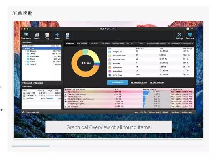 [限免] Mac应用Disk Analyzer Pro（磁盘用量分析工具）限时免费！原价8.99欧！