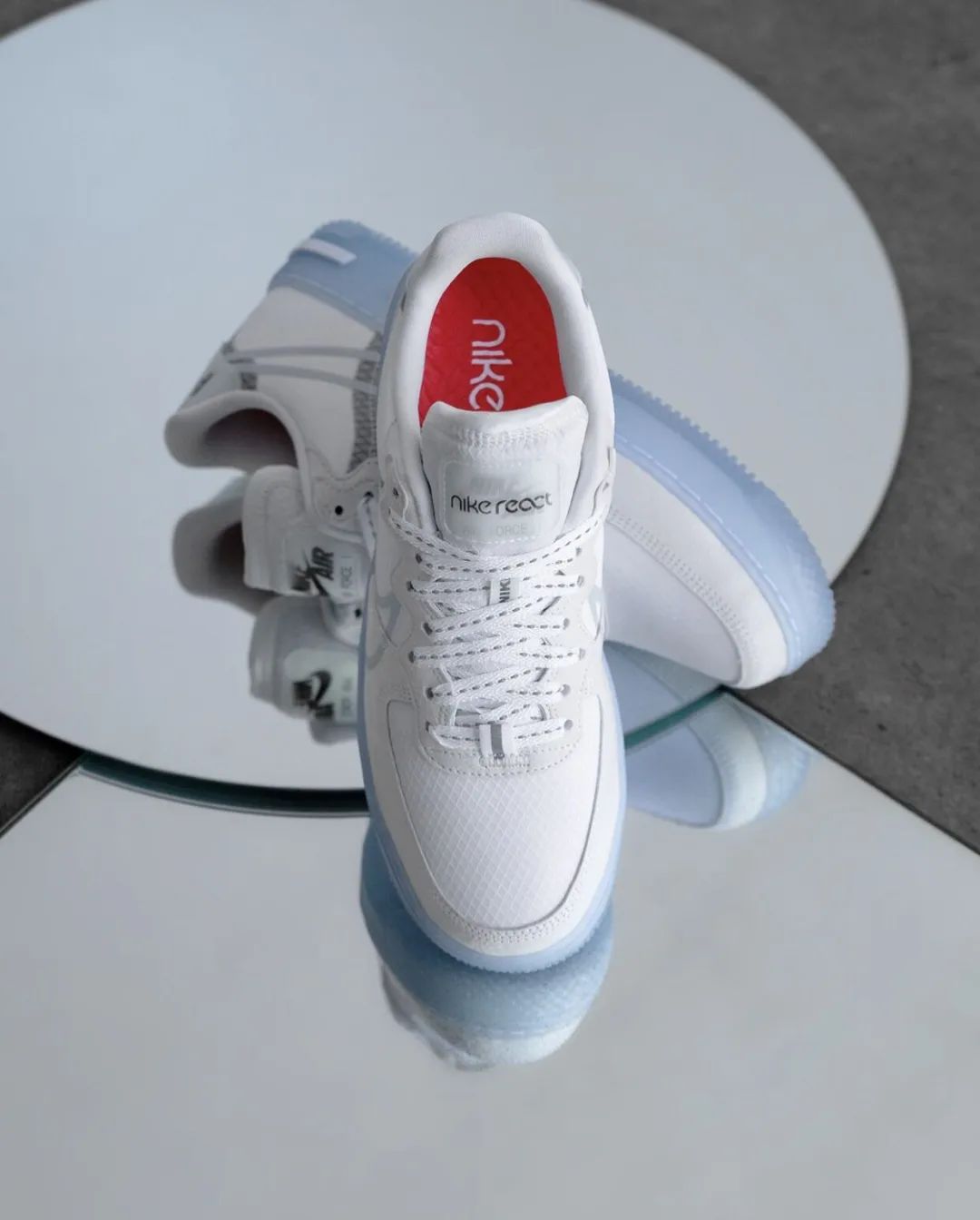 Nike Air Force 1 React “ White Ice” 现已上架