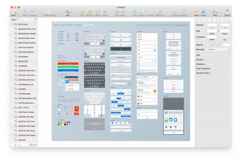 Sketch44.1破解版+中文版汉化插件！