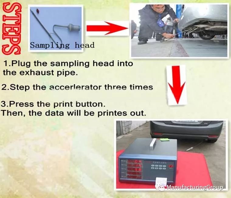 HPC400 petrol and diesel car automobile exhaust gas analyzer