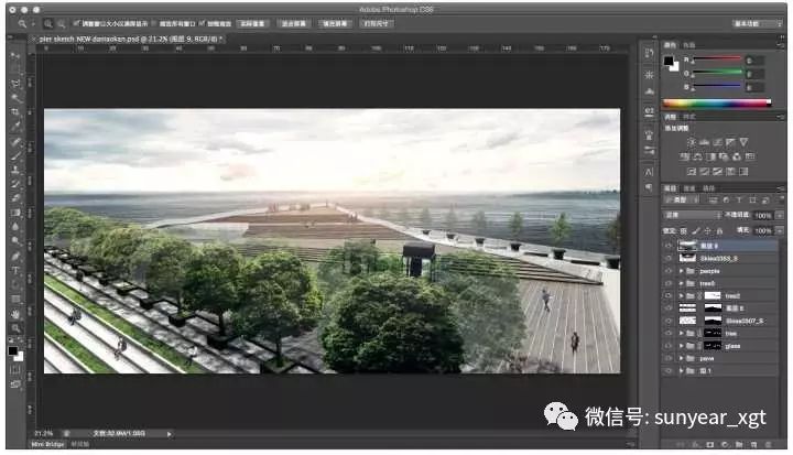 SketchUp 不渲染如何能做出竞赛风格的高大上效果图？