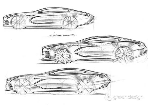 Sketch | 线稿！纯纯的线稿，汽车手绘必备素材70张