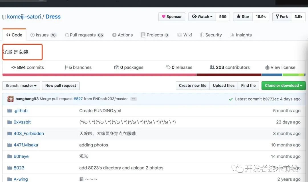 程序员大佬女装登顶GitHub 热榜，太变态了！还以为逛 PornHub呢！