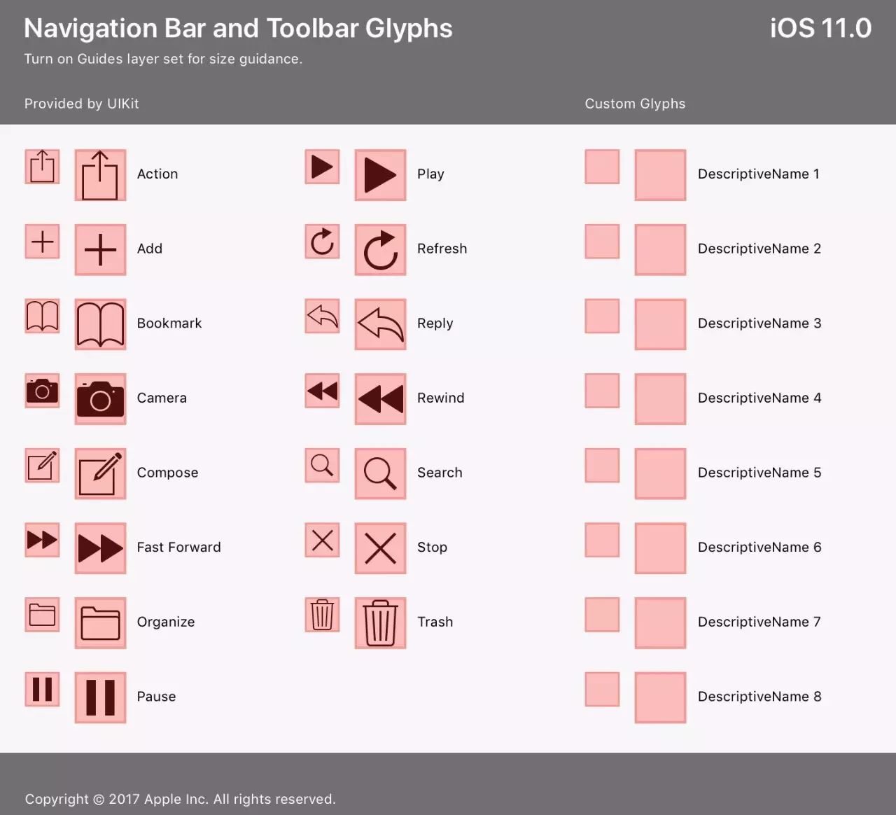 最新IOS11 uikit 设计规范，sketch,XD,PSD 附官方源文件下载