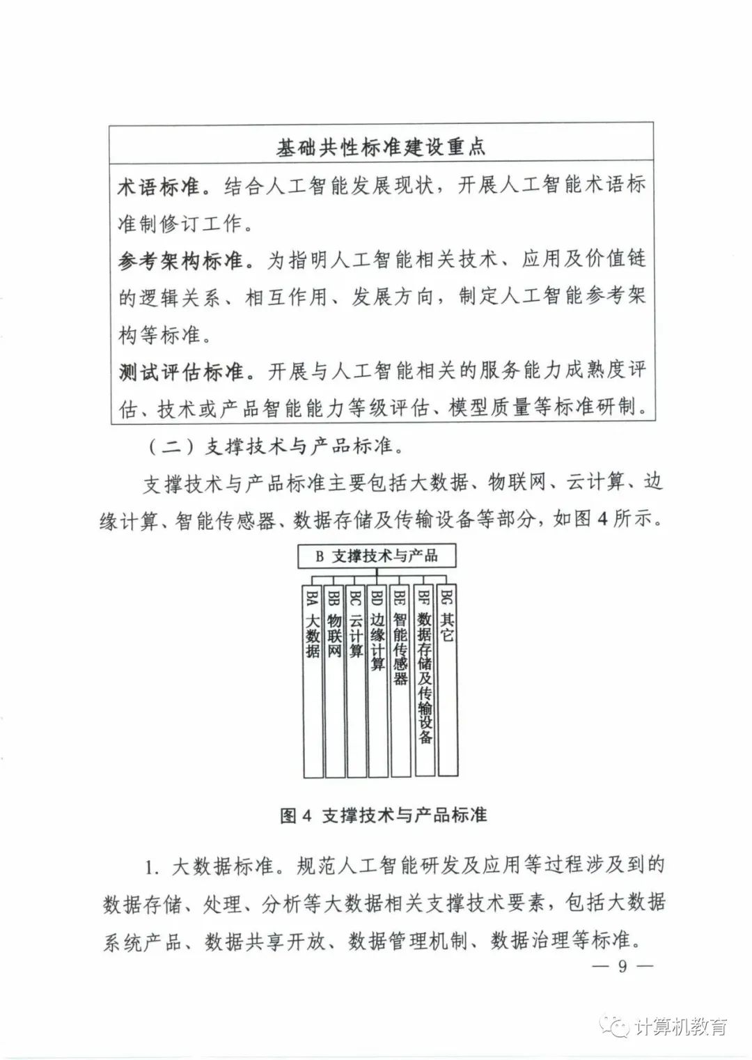 五部门关于印发《国家新一代人工智能标准体系建设指南》的通知