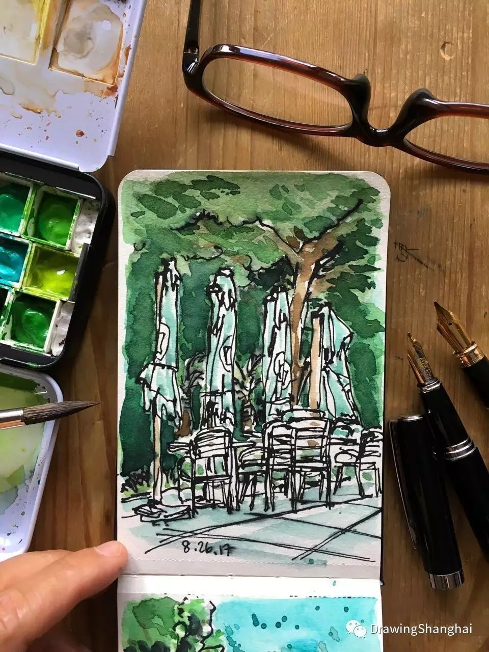 Long Hua Temple Sketch 龙华寺写生