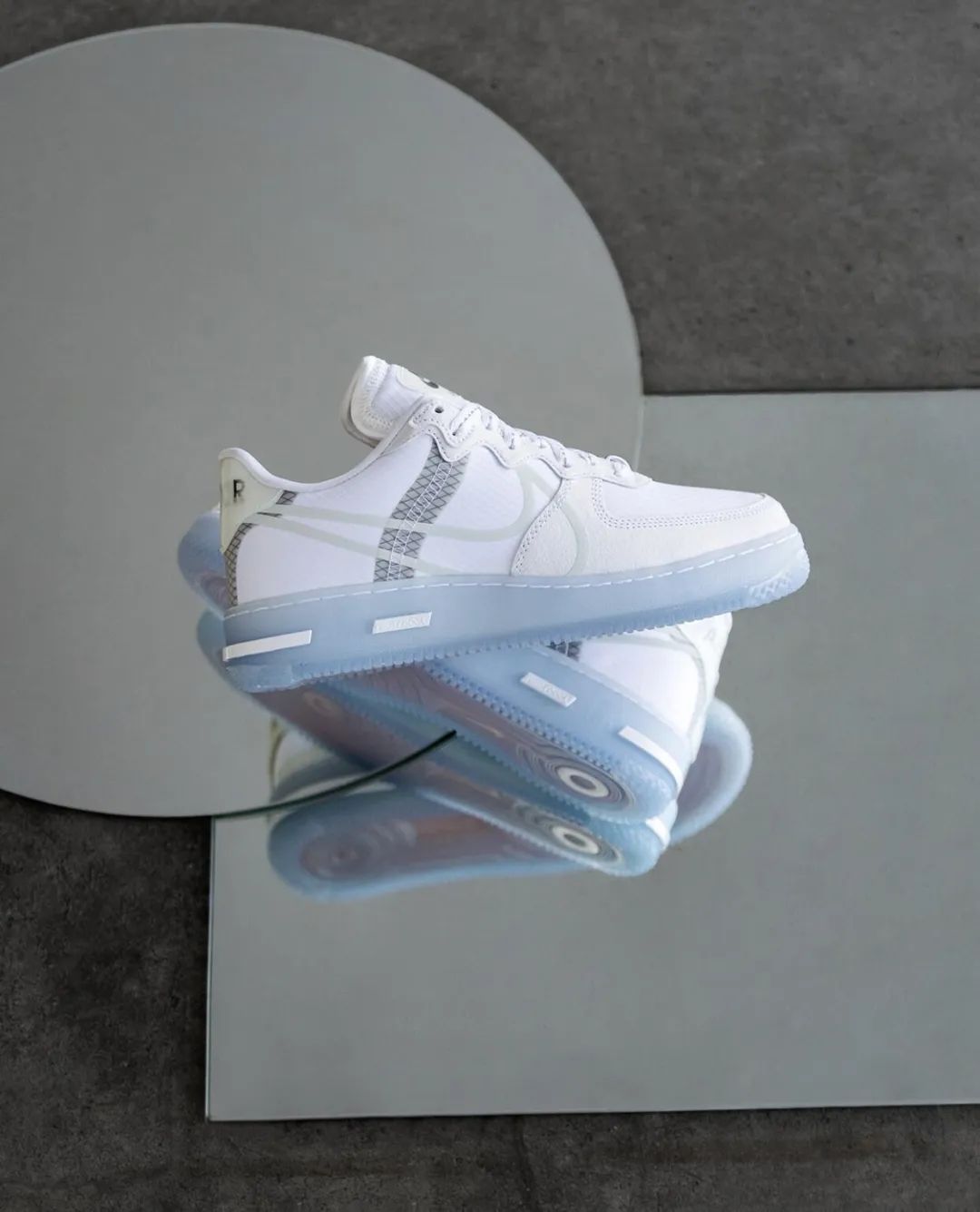 Nike Air Force 1 React “ White Ice” 现已上架