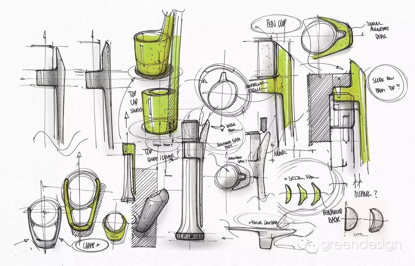 Sketch | 如果这里是你要的产品手绘图，请毫不犹豫地点进来（200张）