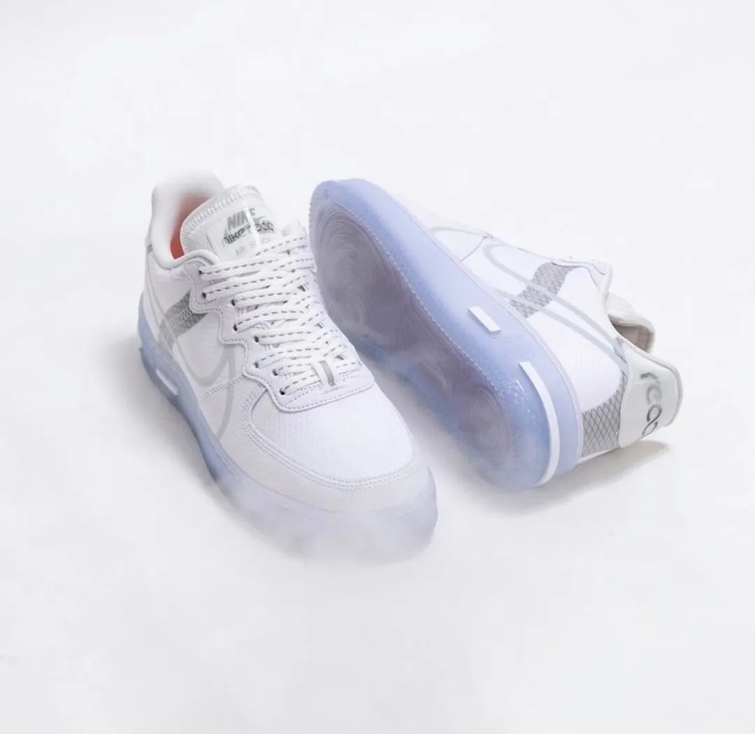 Nike Air Force 1 React “ White Ice” 现已上架