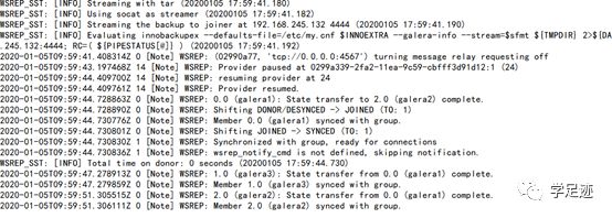 PXC-mysql集群的部署及灾难恢复测试