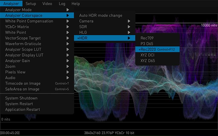 8K HDR图像分析仪——HDR Image Analyzer 12G