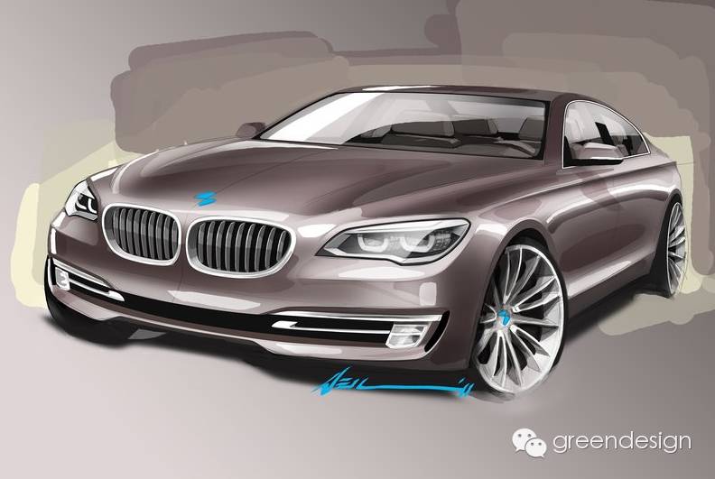 Sketch | 五年内车型原厂图总结：BMW 48款车型内外饰作品