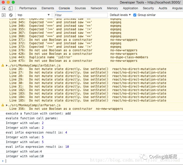 reactjs开发自制编程语言编译器：实现变量绑定和函数调用