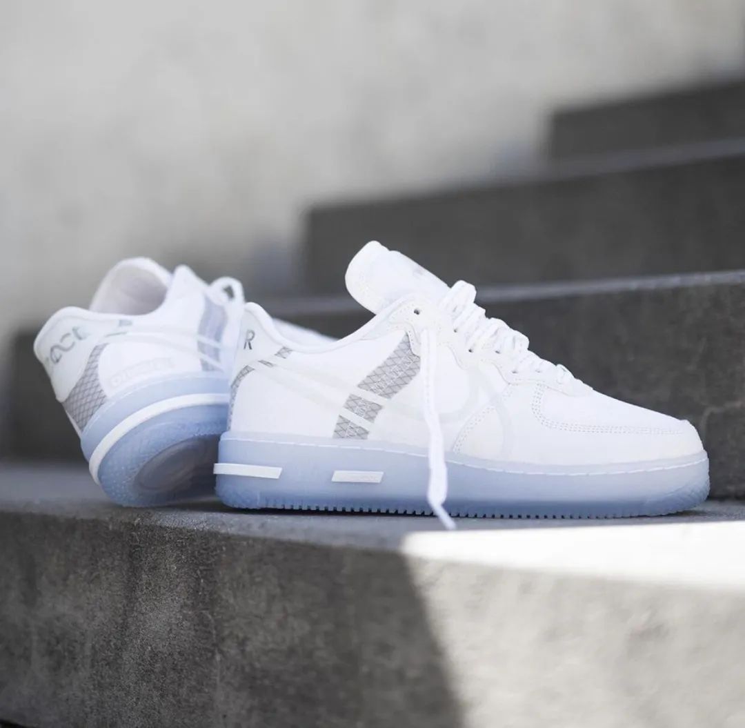 Nike Air Force 1 React “ White Ice” 现已上架