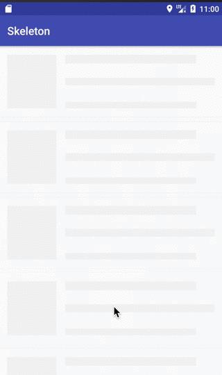 Android 骨架屏效果，了解一下