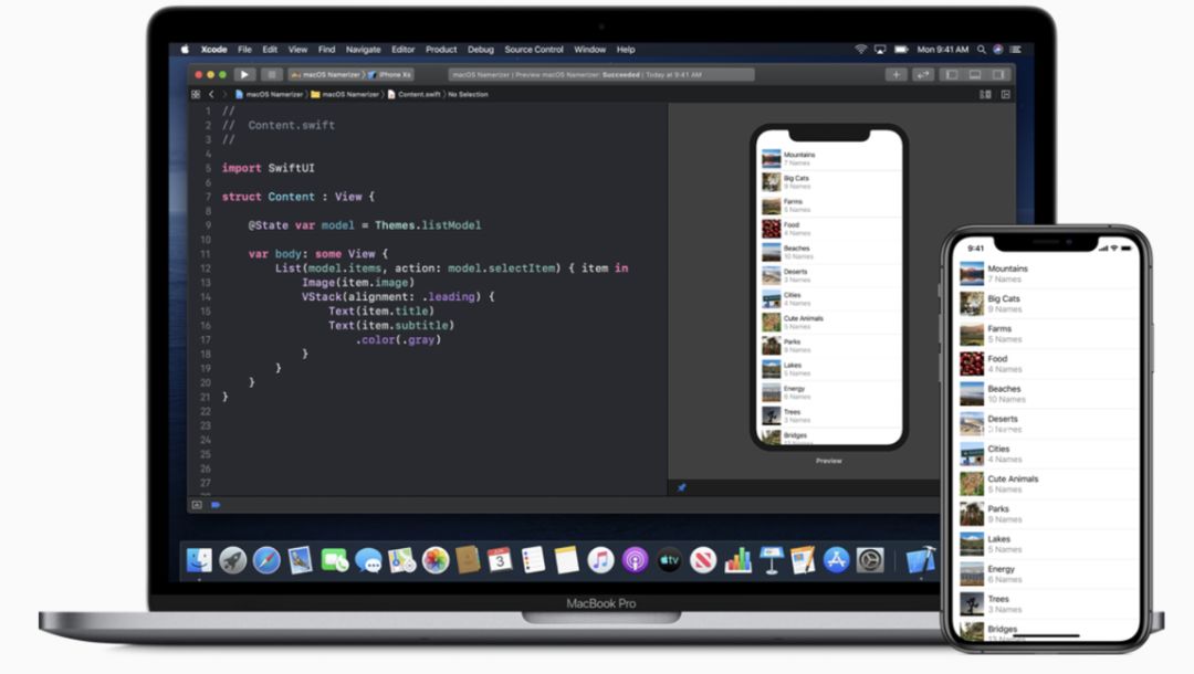 百行代码变十行，苹果SwiftUI可视化编程让开发者惊呼完美