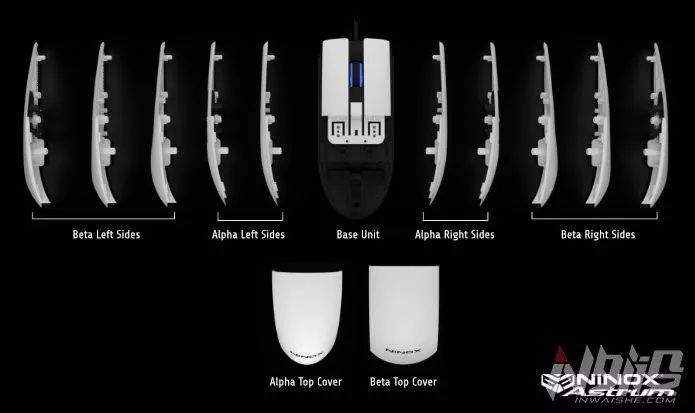 模块化、轻量化游戏鼠标：Ninox Astrum
