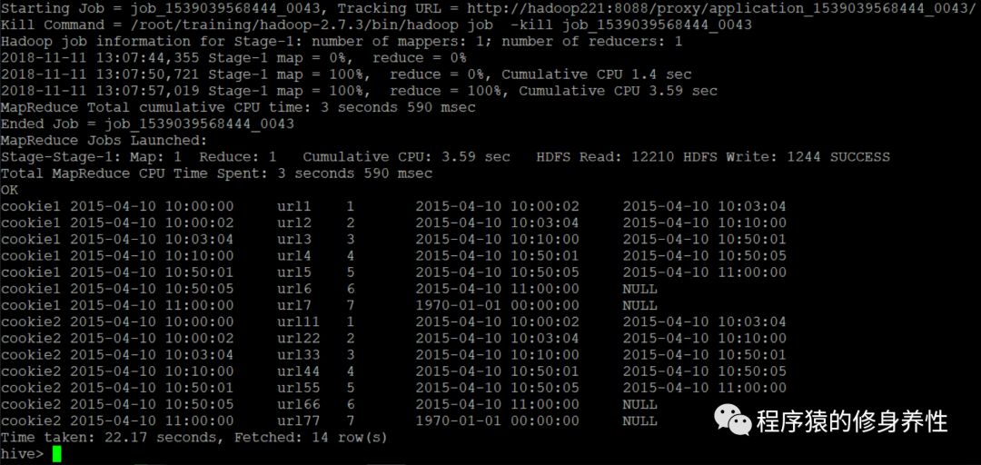 Hive数据分析实战演练