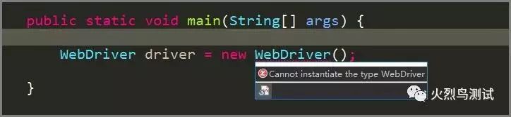 Why WebDriver driver = new FirefoxDriver();