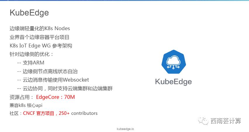 【西南计算机|华为】华为开发者大会：KubeEdge在联通边缘计算平台的落地实践会议纪要-20200326