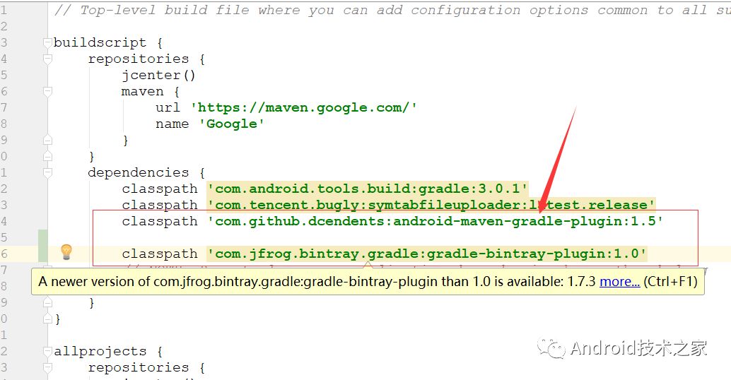 利用Gradle发布项目到JCenter、Maven