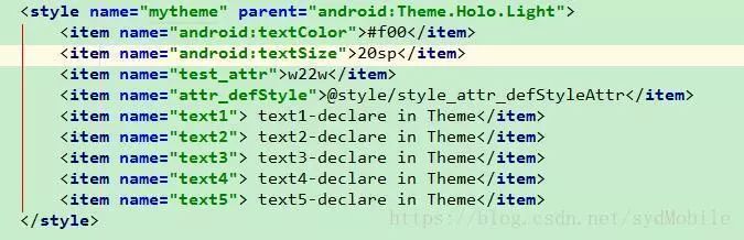 看完后彻底搞清楚Android中的 Attr 、 Style 、Theme