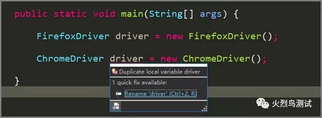 Why WebDriver driver = new FirefoxDriver();