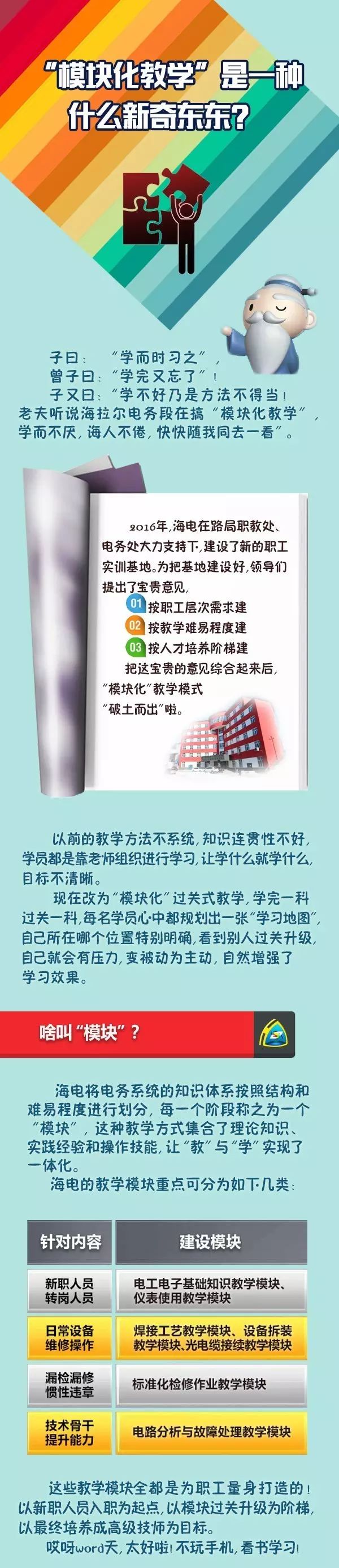 模块化教学是一种什么新奇的东东