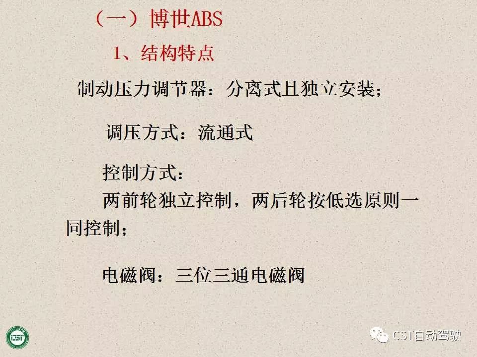 自动驾驶技术之——防抱死制动系统（ABS）与EBD系统（PPT）