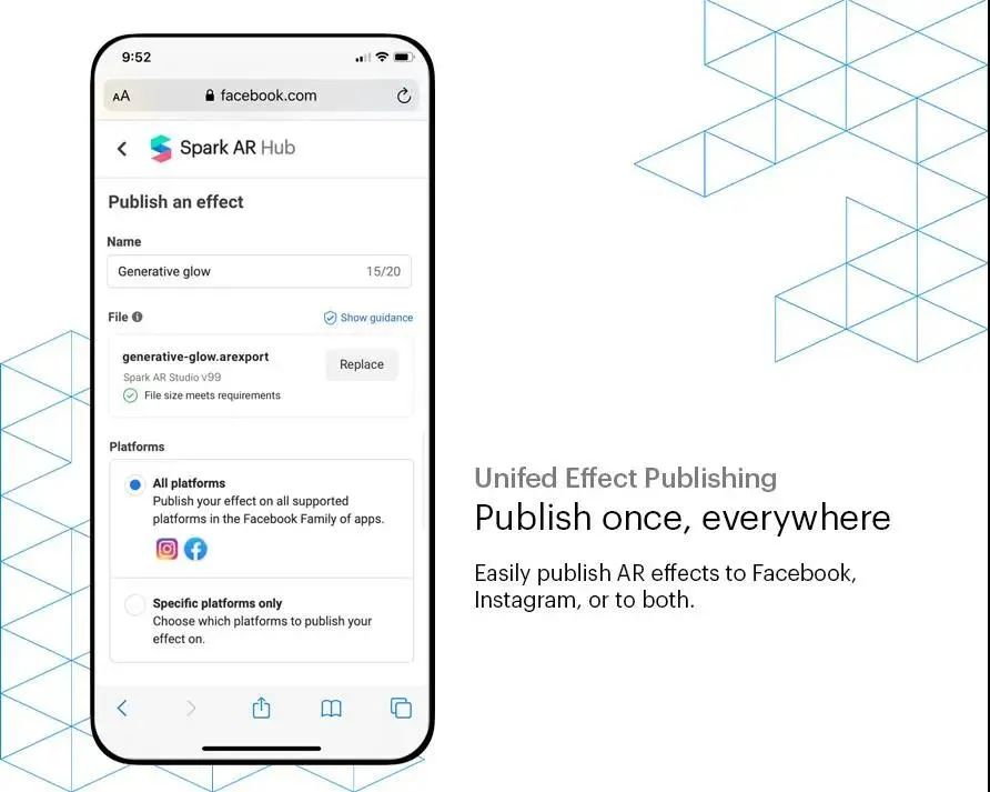 Spark AR 统整特效发布