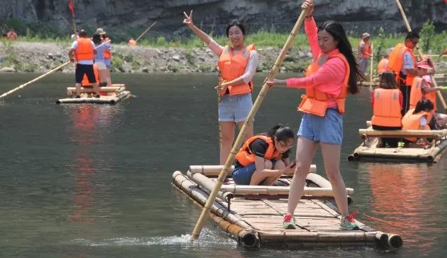 National Day Holiday·Shidu cottage-Bamboo raft【十渡漂流】