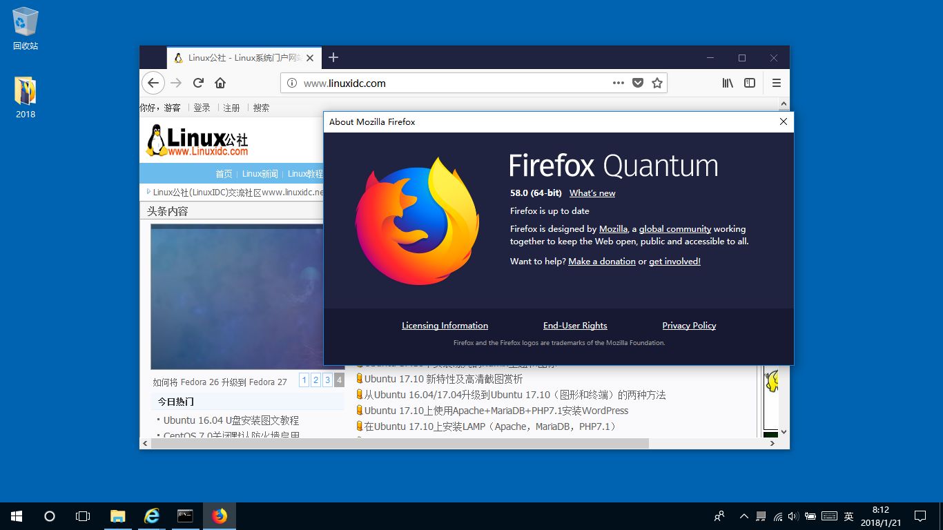 Mozilla Firefox 58.0 “Quantum” 现在可供下载